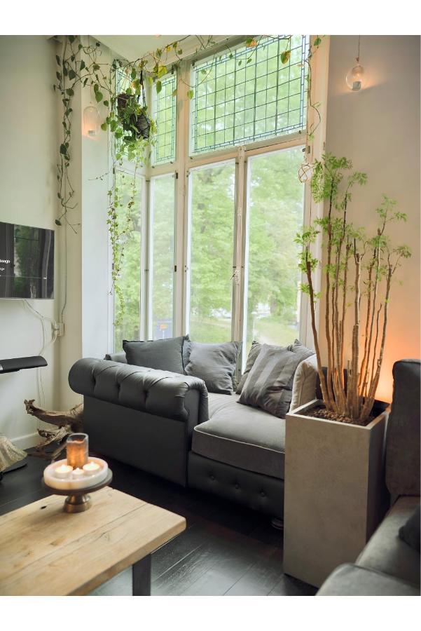 Lovely, 1898 Jugendstil Design Apartment, Old Haarlem City Centre, Fully Renovated With Parkview Near Amsterdam And Zandvoort, Bloemendaal Beach Kültér fotó